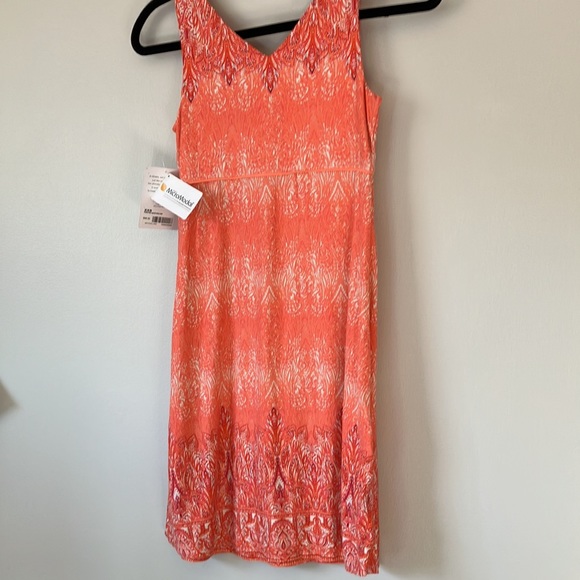 Athleta coral sundress size xxs chest is 11.5” NWT - Picture 5 of 6